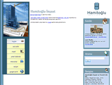 Tablet Screenshot of hamitogluinsaat.com